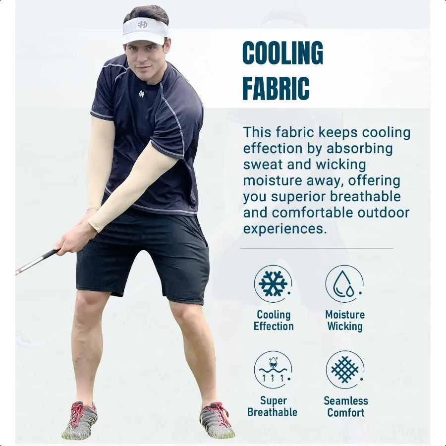 زوجان من أكمام الذراع المبردة للحماية من الشمس من Aegend، أكمام شمسية لتغطية الوشم للرجال والنساء والشباب