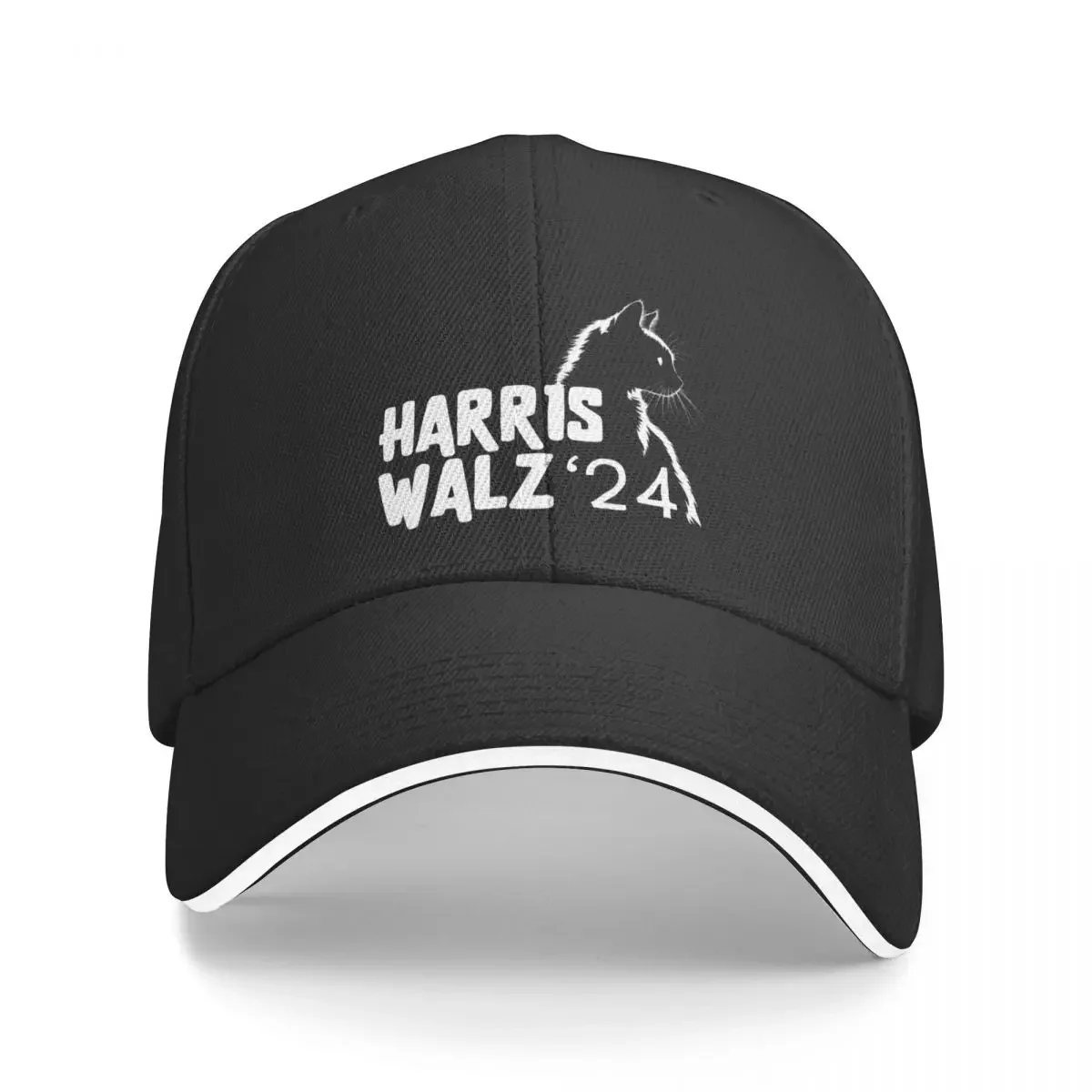 Kamala Harris Walz 2024 Harris Walz VP President Cat Ladies Baseball Cap Kids Hat Visor Icon Men Caps Women's