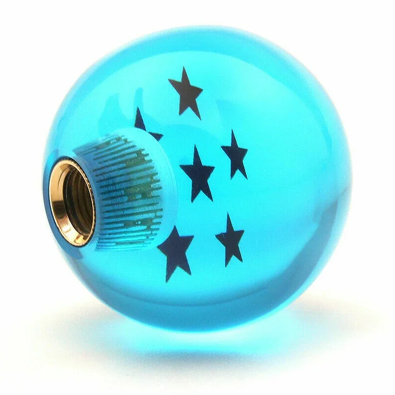 Manual Transmission Ball Gear Shifter Shift Knob 1-7 Star Blue