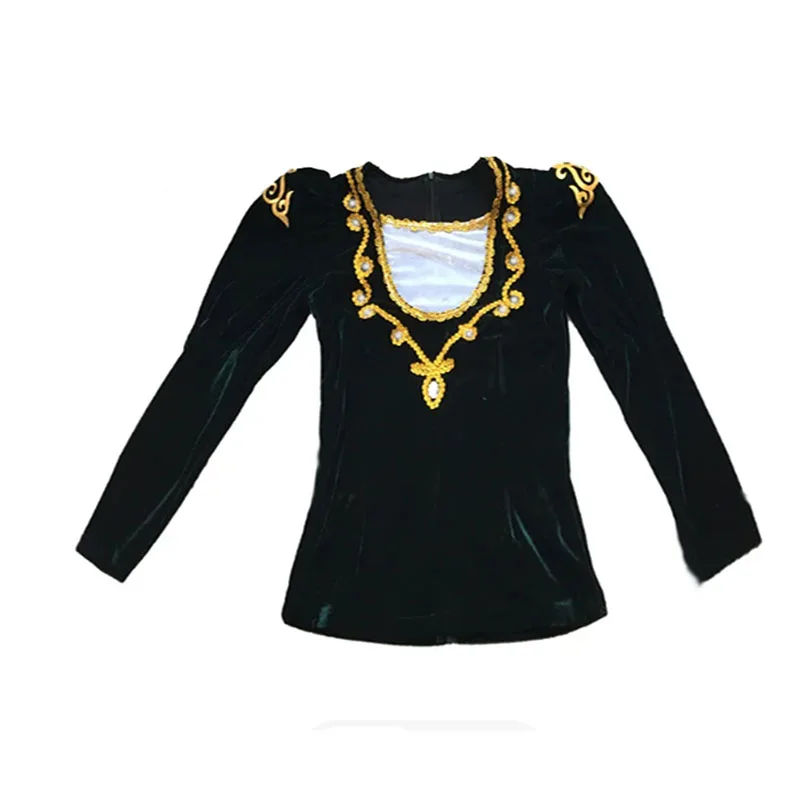 Custom Made Man Velvet Ballet Jacket /Prince Dance Costume,Male Children Ballet Dance Top Coat Dance Clothing Retail Wholesale