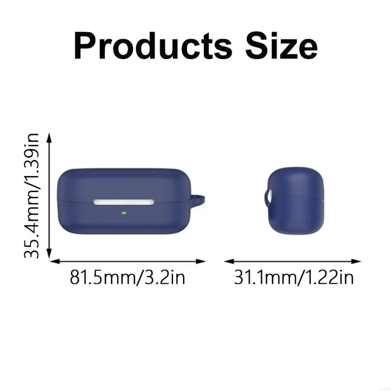 WF-C510용 H37B 충격 방지 이어폰 실리콘 커버 방진 슬리브 세척 가능 하우징