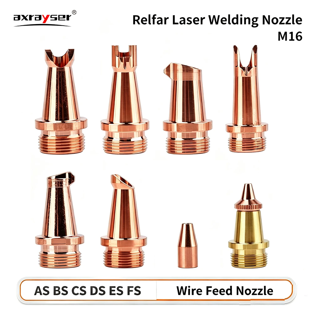 Relfar M16 Laser Welding Nozzle Wire Feed Nozzles AS-12 BS-16 for SUP Relfar Laser Handheld Welding Head