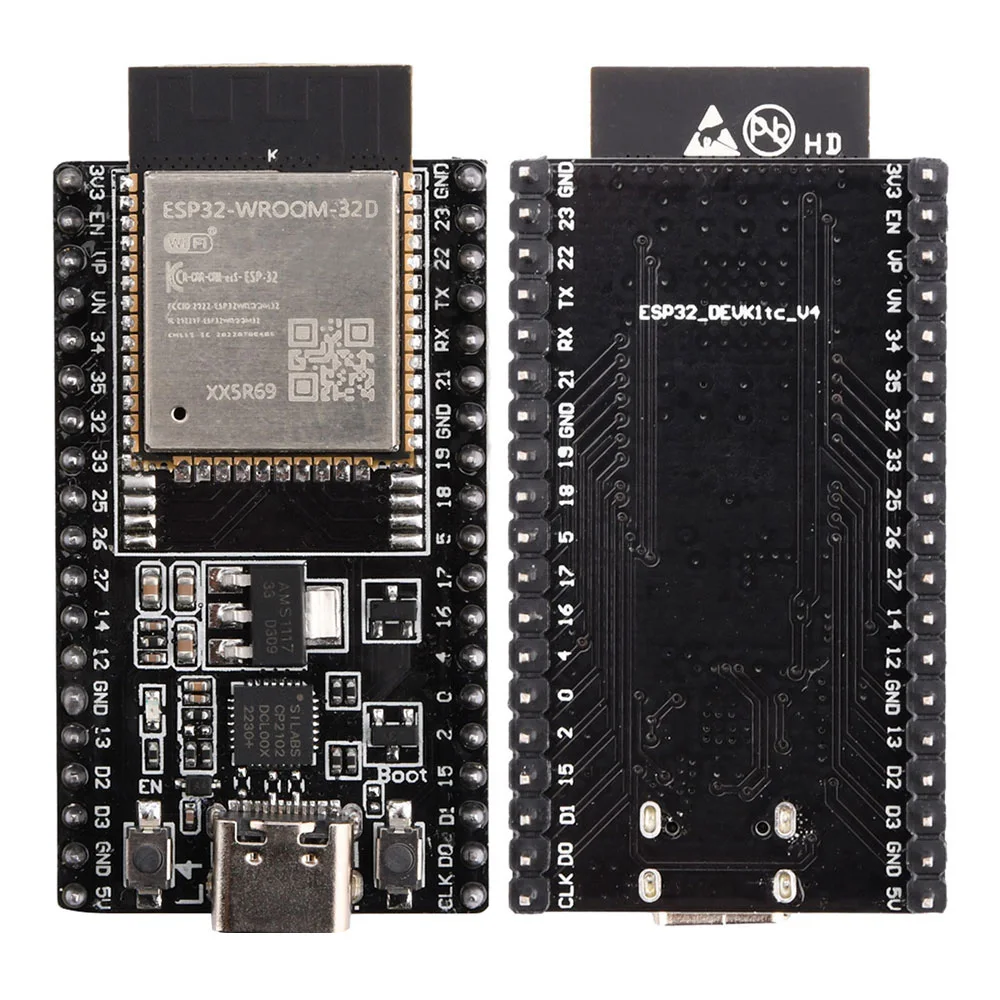 ESP32-DevKitC carte de développement WIFI + compatible Bluetooth ESP32-WROOM-32D 32U WROVER module IoT NodeMCU-32 TYPE-C