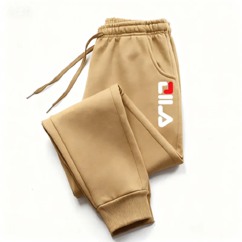

Men's Autumn Winter Joggers Drawstring Casual Pants Fleece Sweatpants Workout Running Gym Fitness Sports Trousers WK007