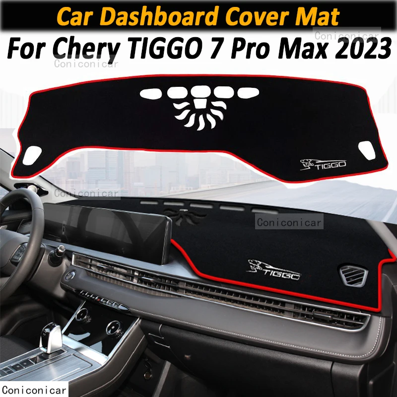 For Chery TIGGO 7 PRO Max 2023 Car Dashboard Cover Mat Sun Shade Pad Carpet Mat Anti-UV Accessories Protective MATS