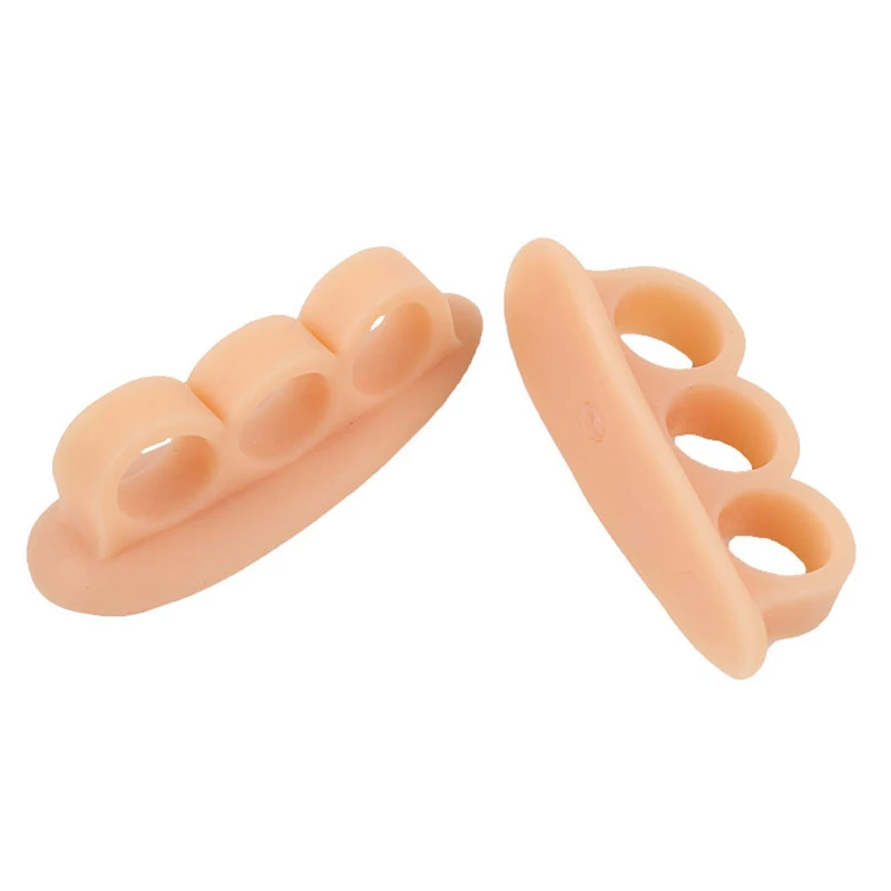 =Silicone Gel Hammer Toe Straightener Corrector for Curled Toes Hallux Valgus Feet Foot Care Bunion Adjuster Tool