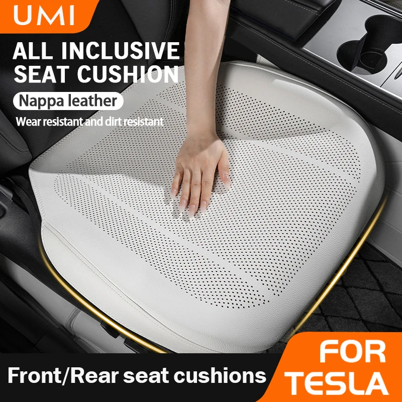 

Car Seat Cover Full Surround Protective Covers Breathable Sweatproof Four Seasons Nappa Leather Seat Cushion Car Accessories