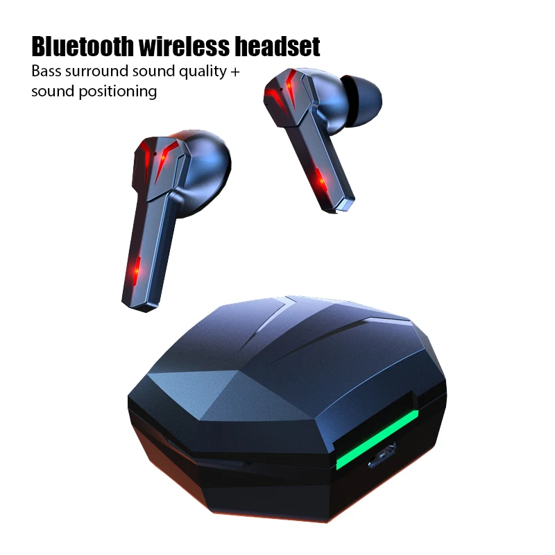 Wireless Bluetooth Headset Without Delay Mini Game Gaming Power Display Super Long Battery Life