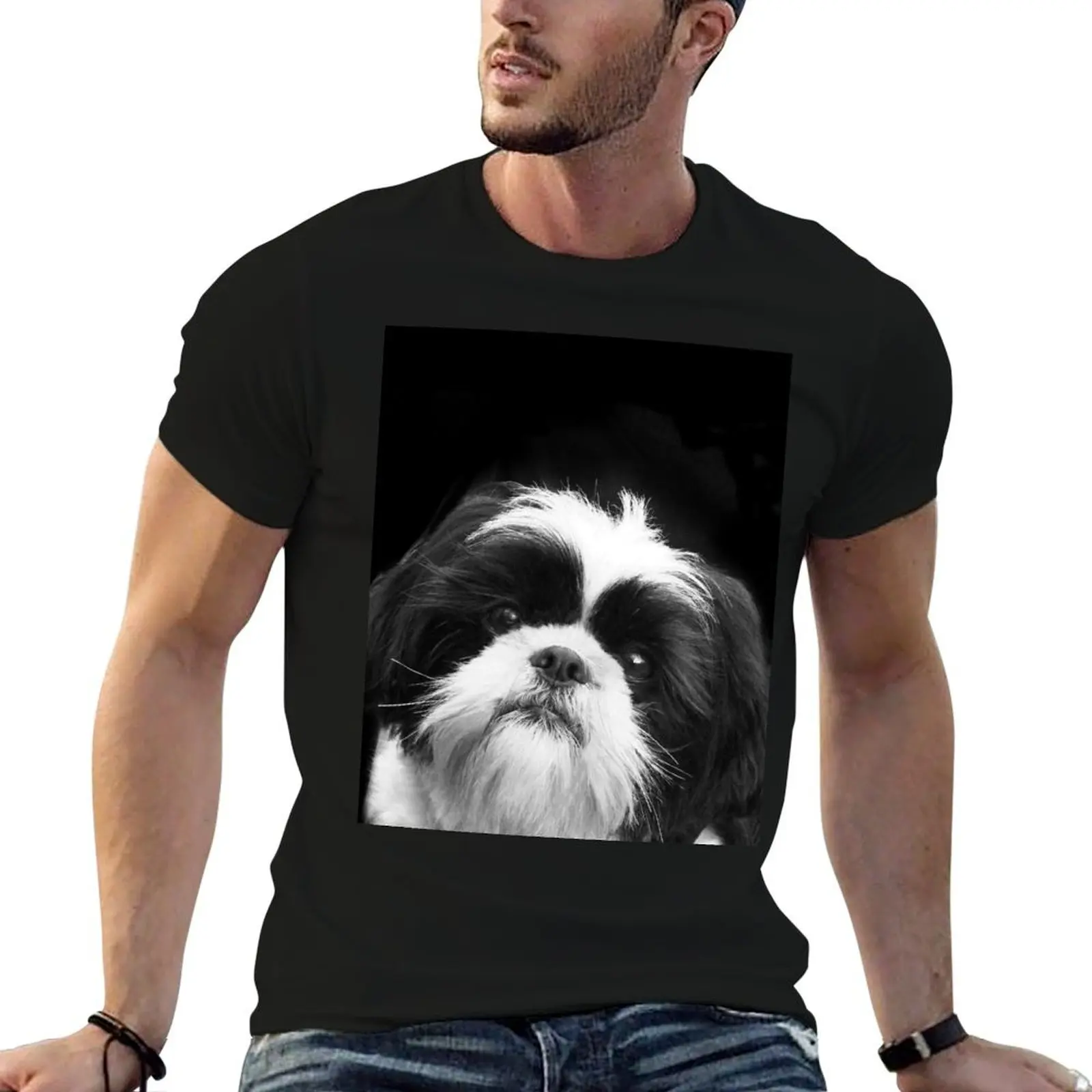 Shih Tzu Dog T-Shirt designer shirts cute clothes shirts graphic vintage anime shirt mens big and tall t shirts