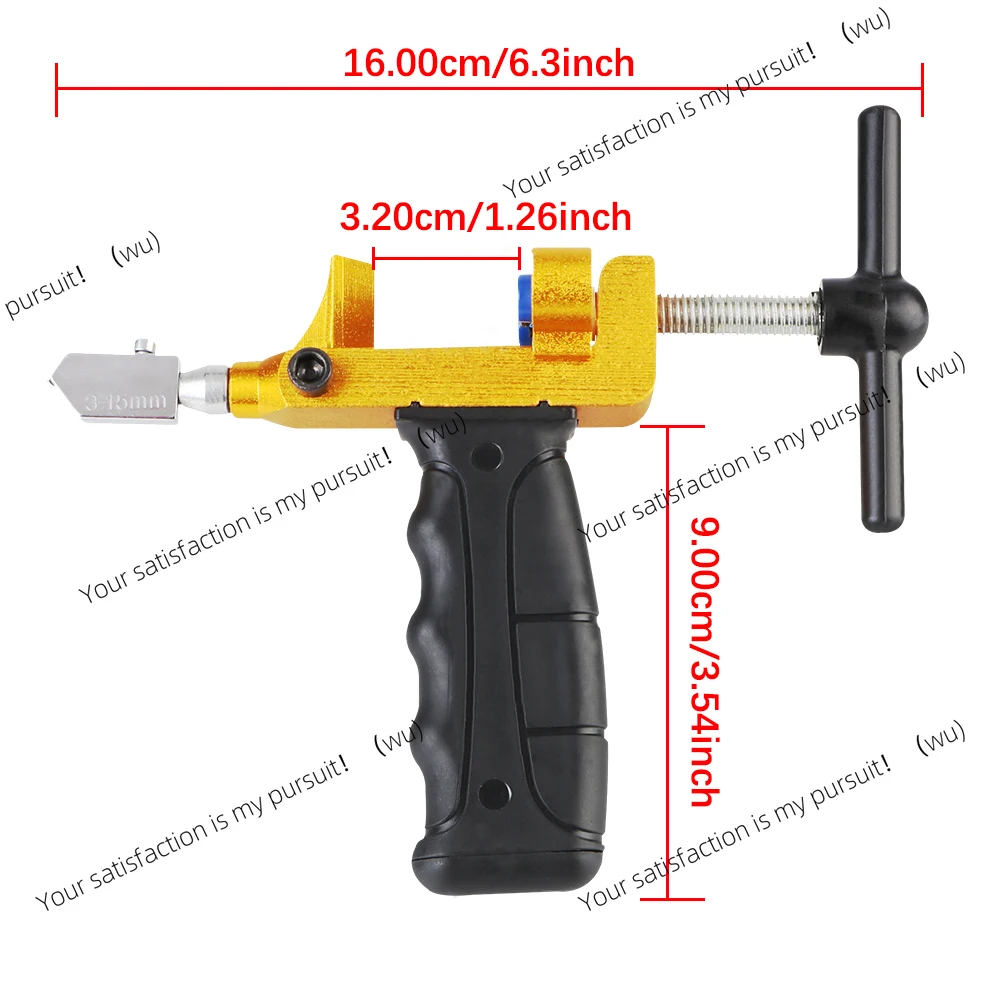 Adjustable Glass Tile Opening ToolOil Filled Type 2 In 1 Aluminium Alloy Universal Tile Opening Cutting Device