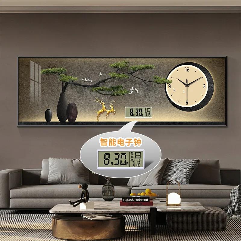 Thermometer Luxury Wall Clock Silent Nordic Items Digital Large Wall Clock Bedroom Modern Aesthetic Reloj Pared Home Decor