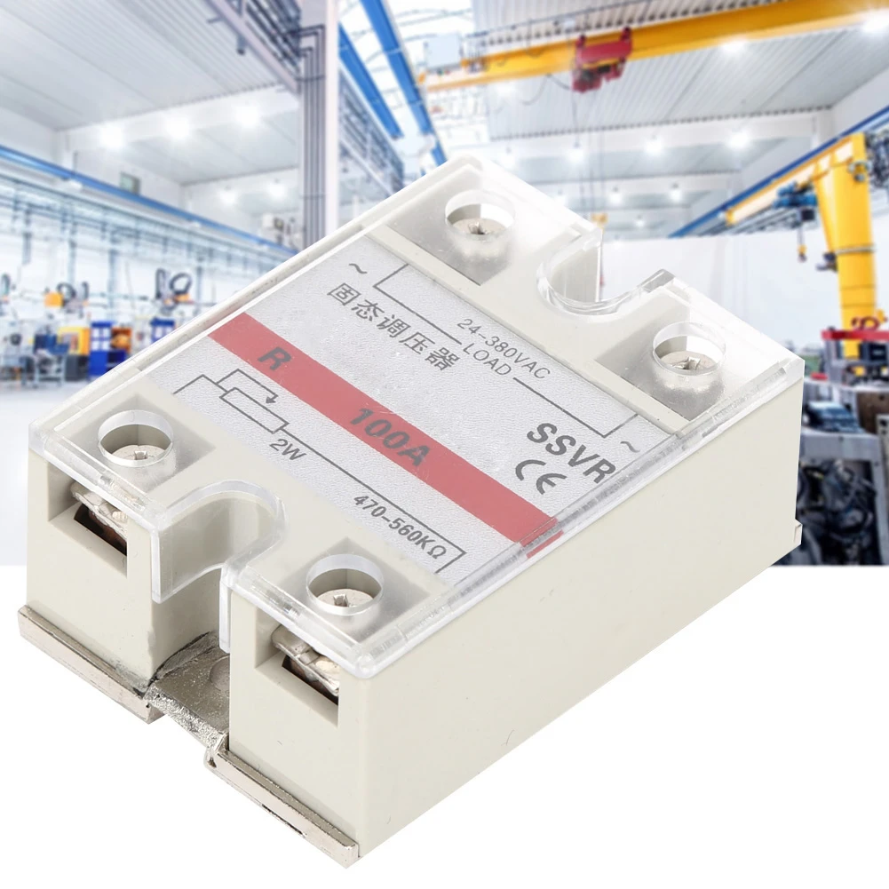 Solid-State Voltage Regulator Single Phase Relay Module Low Frequency SSVR-100 VA Single Phase Relay Module Reliable