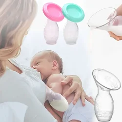 Tire-lait manuel en silicone pour l'alimentation des bébés, collecteur de sein partenaire, ration automatique, pompes à lait maternel, PP, BPA