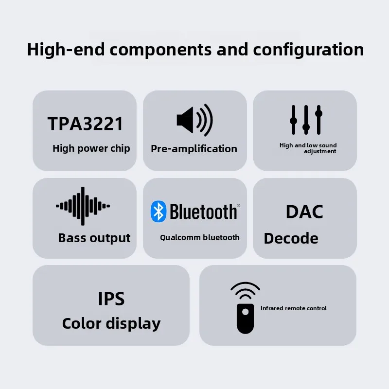 BRZHIFI 2025 سلسلة جديدة DAMP-30A حمى فئة سطح المكتب المنزلي عالية الطاقة بلوتوث 5.2 200 واط مضخم الطاقة الرقمي فئة D