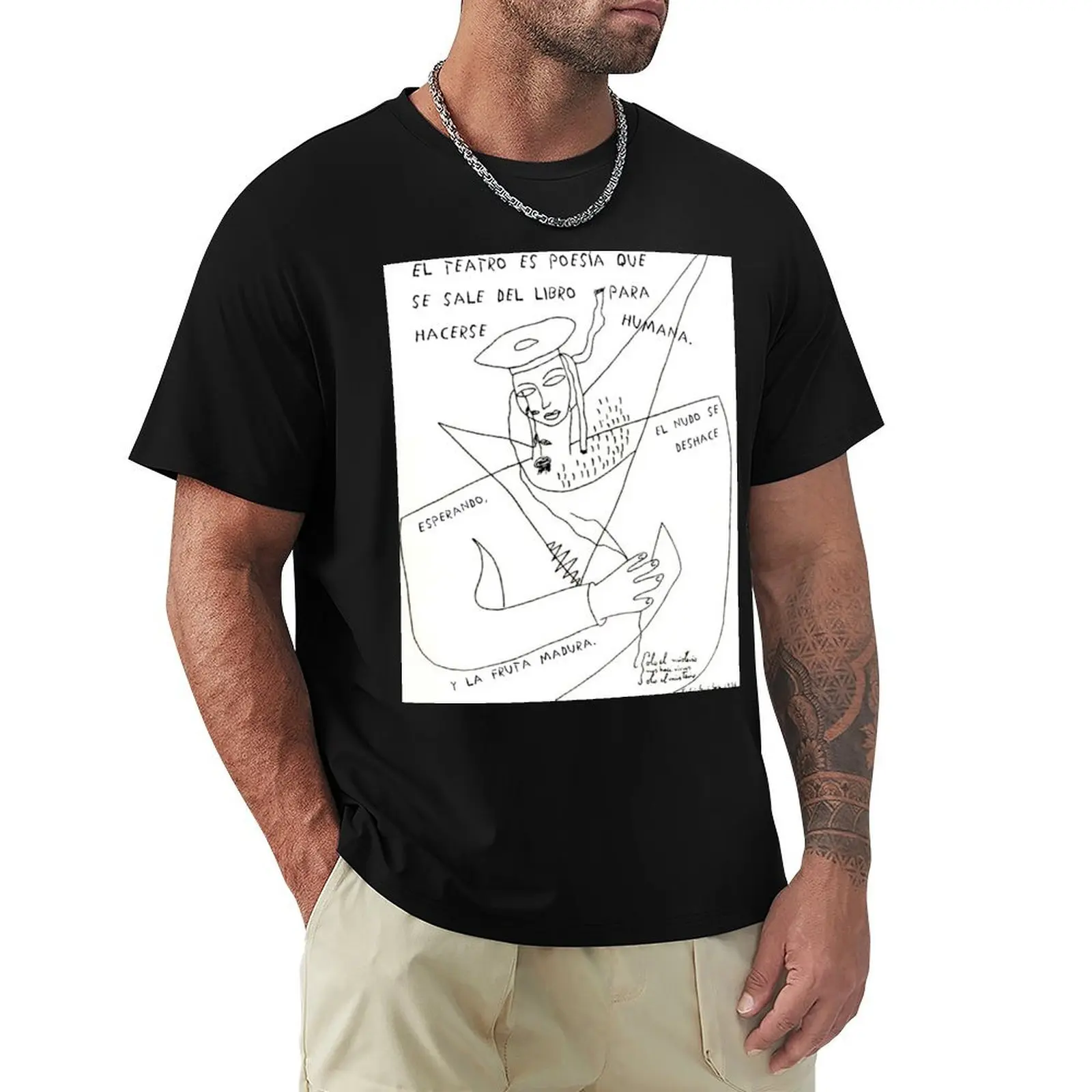 Garcia lorca T-Shirt Functional Casual Short Sleeve Tee