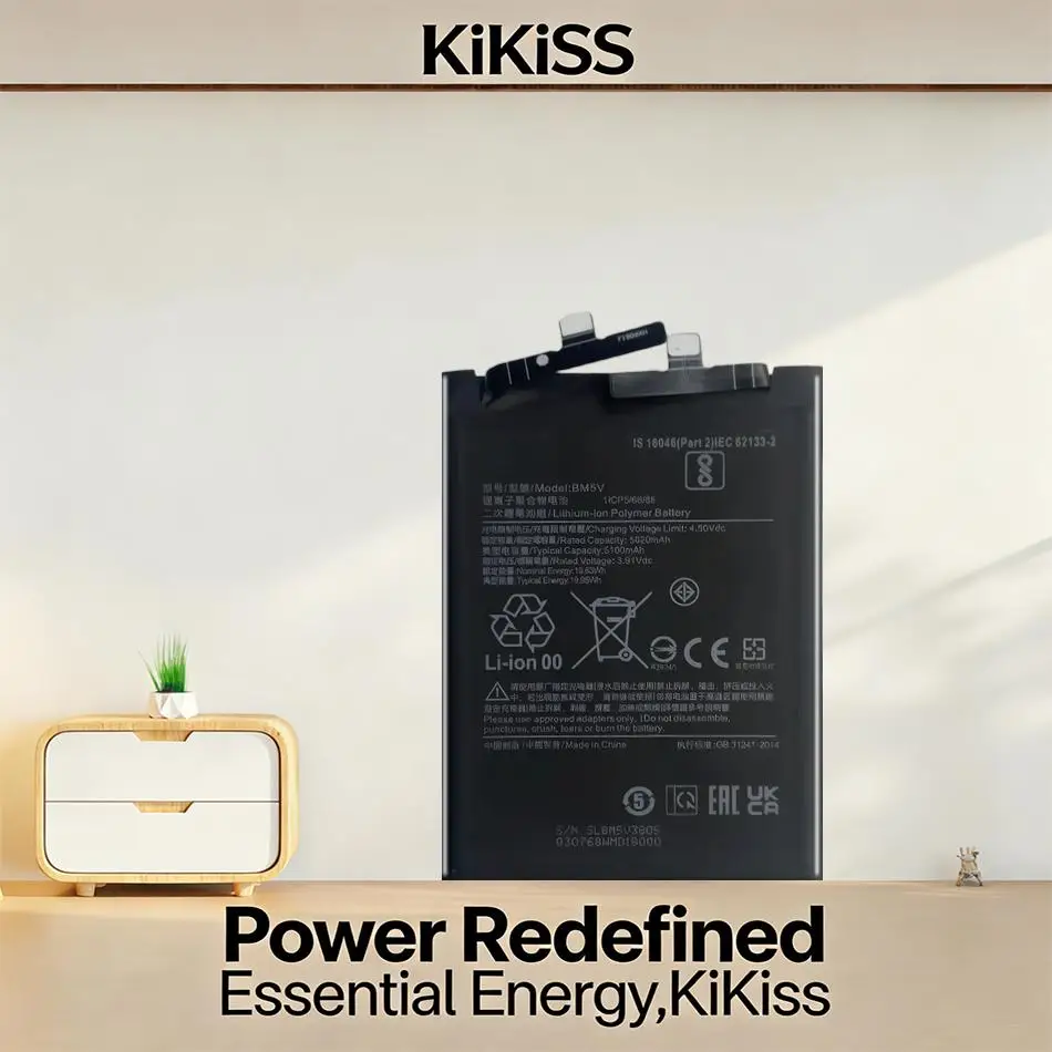 Mobile Phone Battery For Xiaomi Redmi Note 13 Pro 5G Poco X6 5G 5100mAh BM5V Long-Lasting