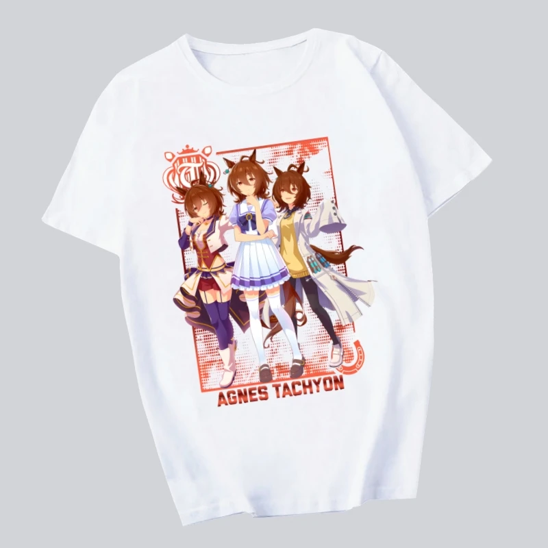 

Uma Musume Gold Ship Chibi Umamusume T Shirt Novelty Funny Vintage Crew Neck Men's T-Shirt Humor Women Top Tee Gift Humor