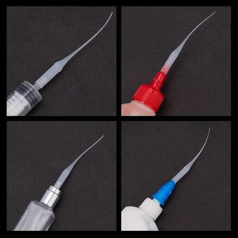 26 pcs Fine Tip Glue Applicators, Glue Application, Extended Flexible Tube, Ultra Fine Pointed Tip, Multipurpose
