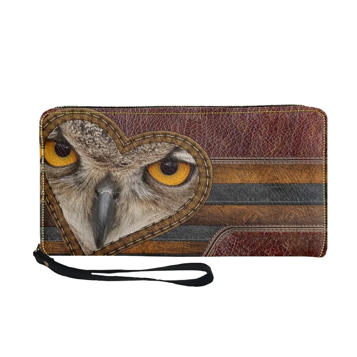 Women Wallets Luxury Leather Girls Purse Owl Funny Design Multifunction Card Holder for Female Portable portefeuille femme 2023