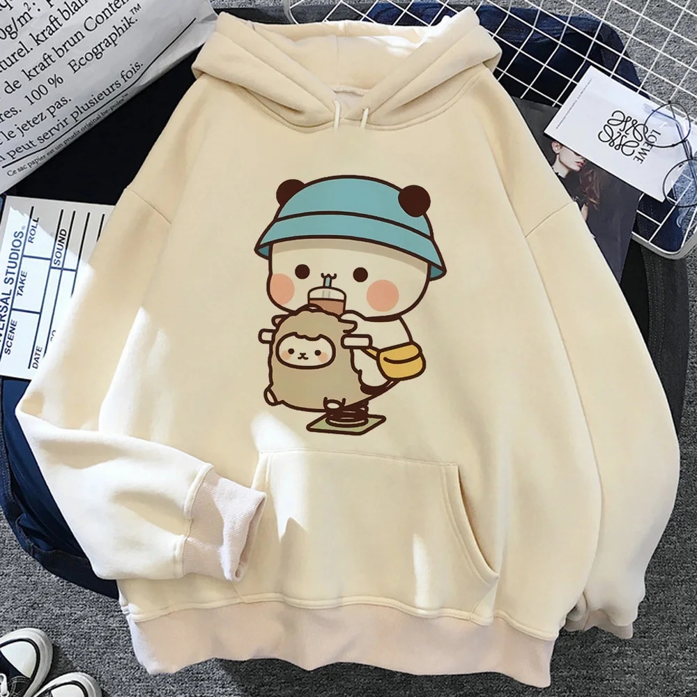 

Bubu Dudu hoodie anime sweater harajuku Y2K patterned pattern casual wear women pullover comic patterned winter funny