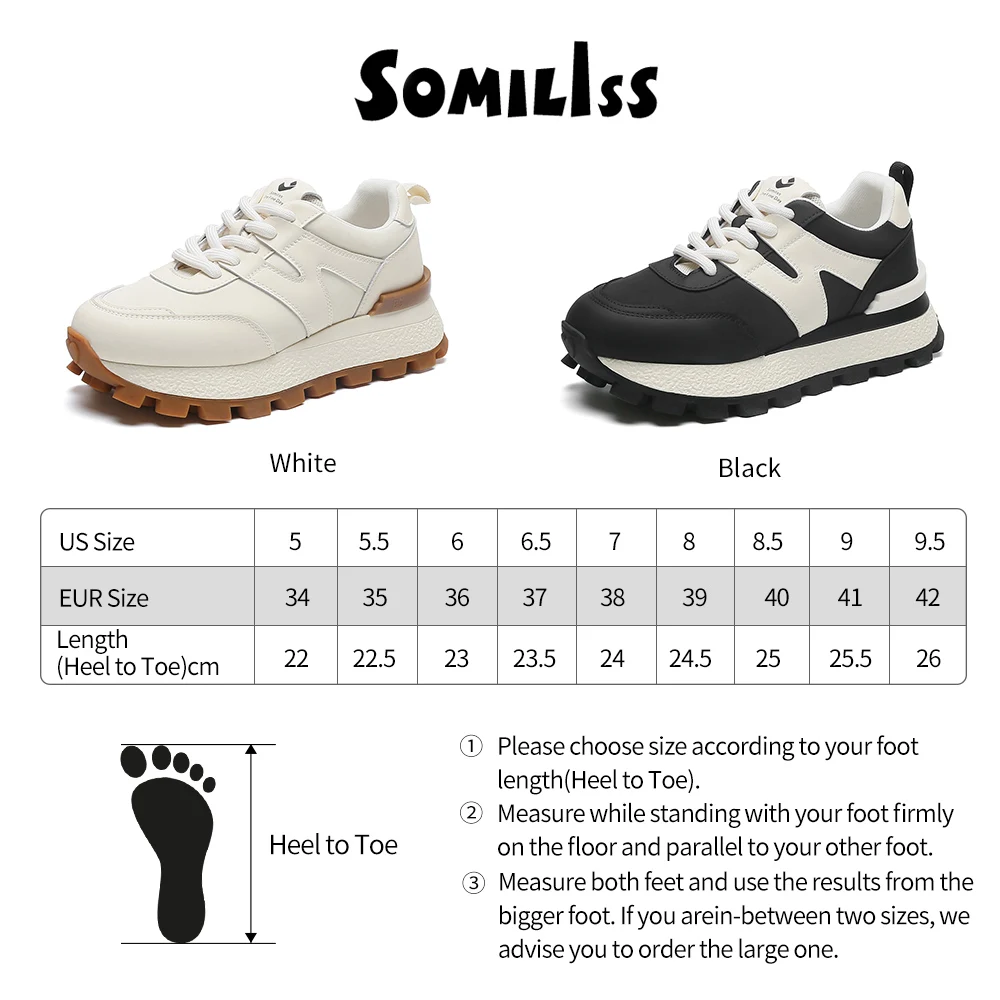 SOMILISS Women Sneakers Genuine Leather Lycra Cloth Patchwork Lace-Up Round Toe Ladies Casual Sneakers Designer Brand Shoes