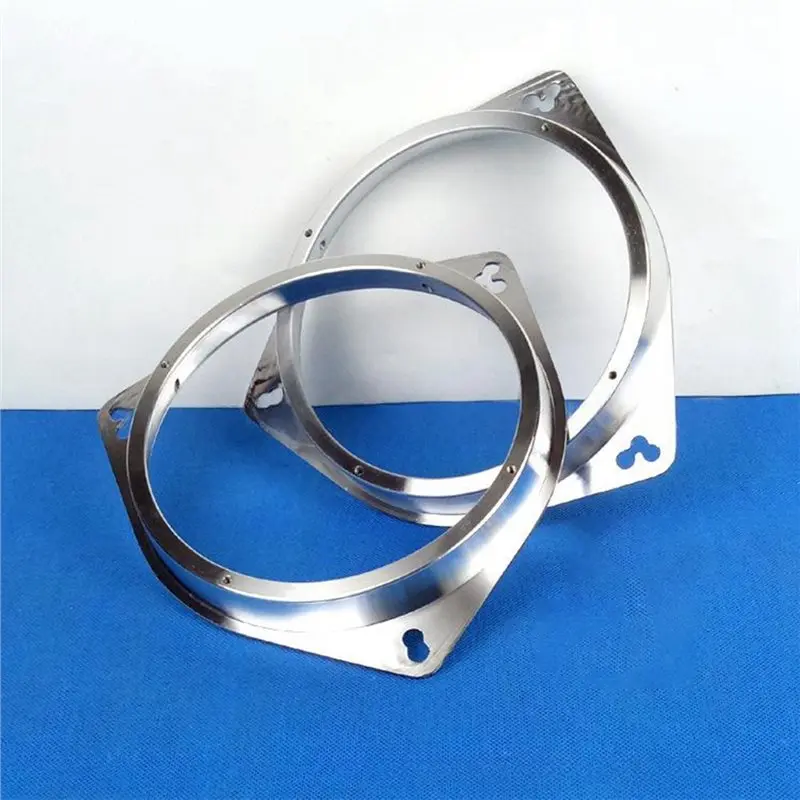 AU65-Aluminium Speaker Pad 6.5 Inch Car Sub Woofer Washer Adapter Bracket Mount Plate Audio Ring For Toyota Nissan BYD