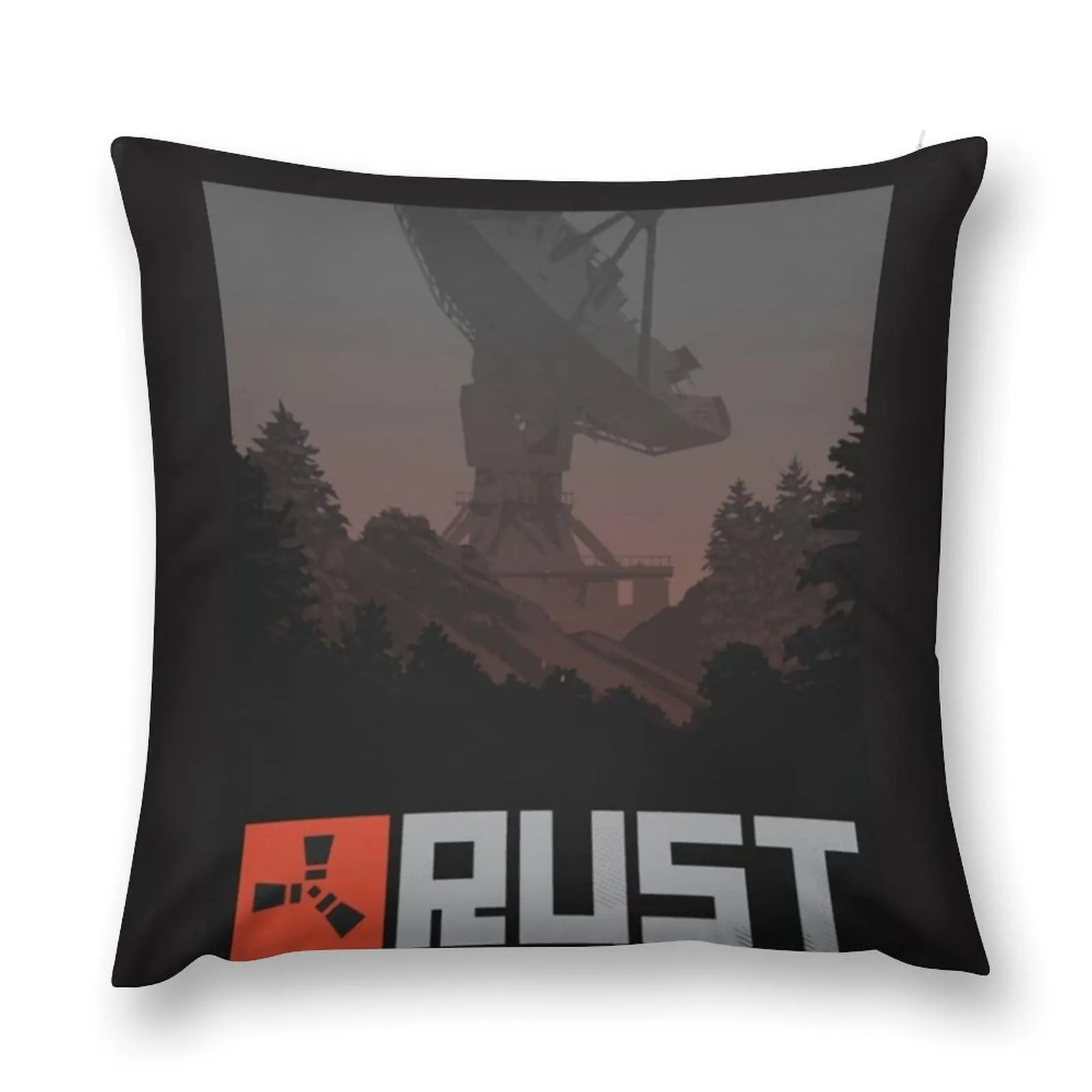 RUST GAME Throw Pillow Custom Cushion Photo Room decorating items Sofas Covers pillow