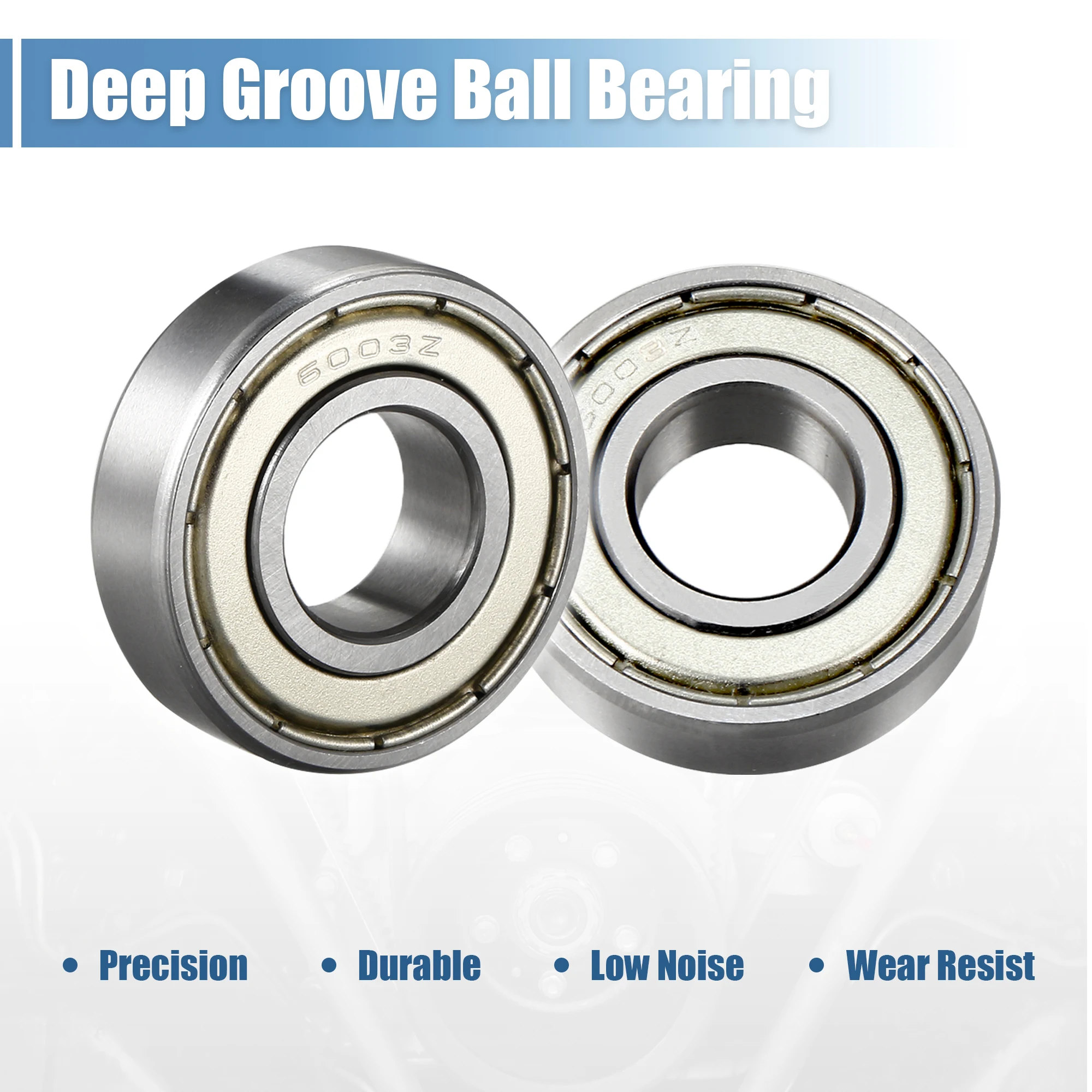 

Подшипники Motoforti 6003Z с глубоким желобом, 10 шт.