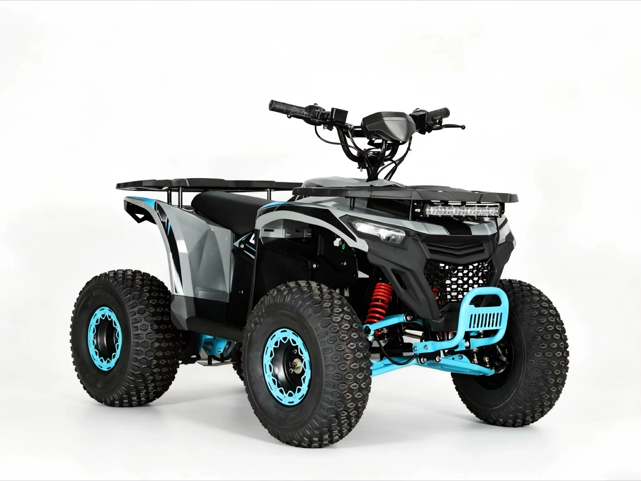 3000W Electric ATV Quad Bike Off Road 4 Wheeler Chain Drive Automatic Dune Beach Buggy For Adults Kids