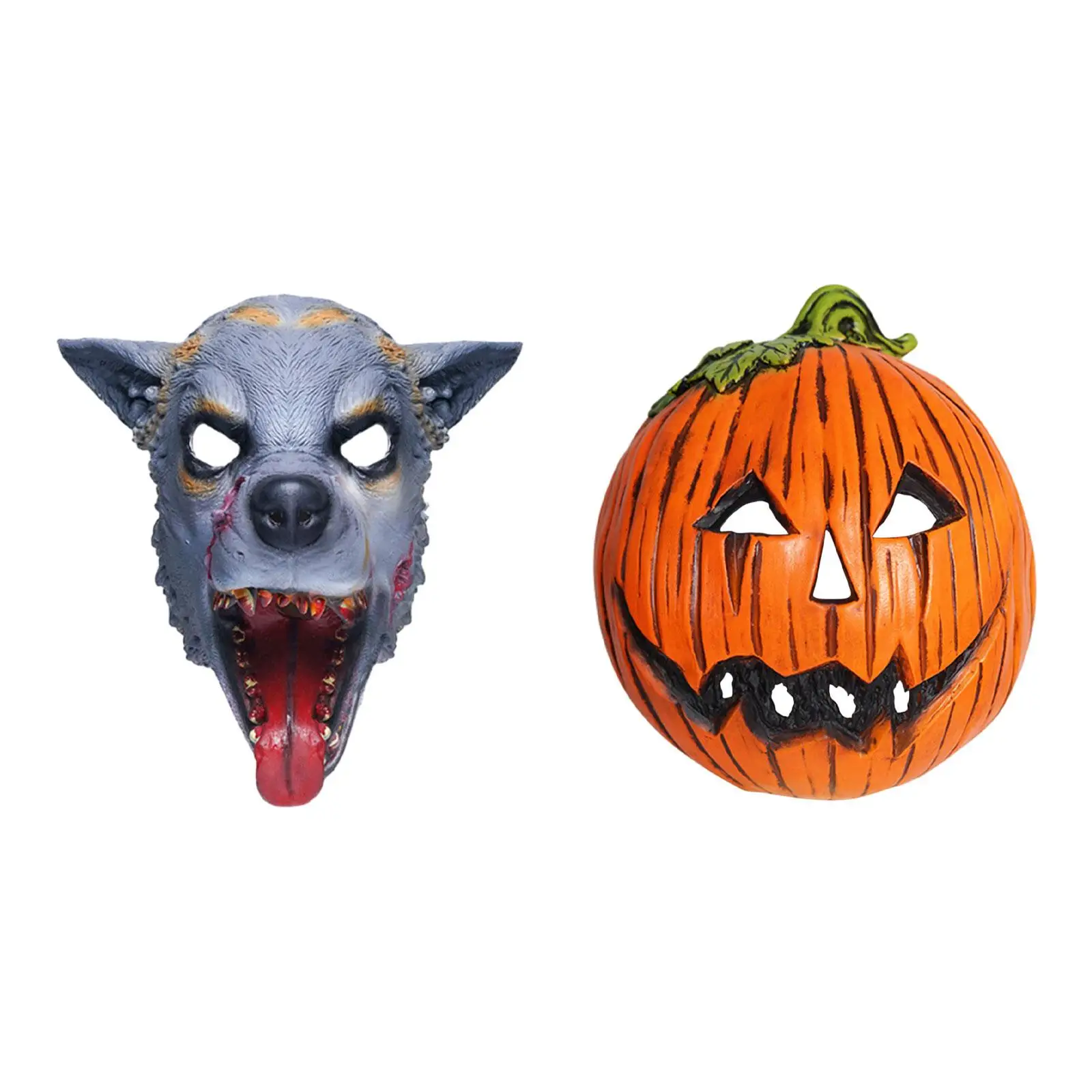 

Halloween Mask Face Cover Cosplay Adults Costume Accessories Novelty Face Mask Masquerade Mask for Night Club Party Festival