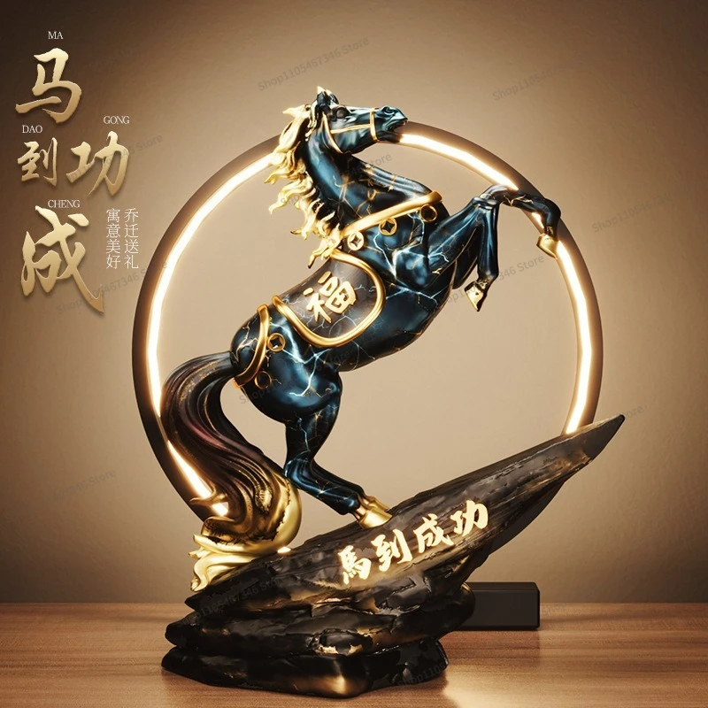 For light luxury high-end success living room ornament high-end atmosphere office entrance decoration