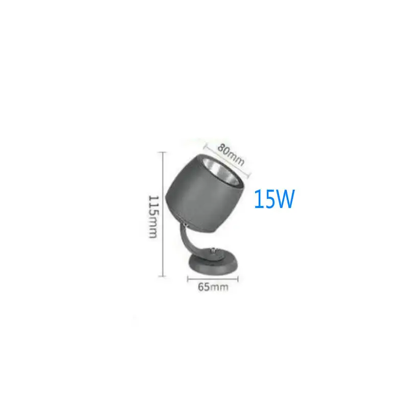 Luz LED para paisajes, decoración impermeable para exteriores, patio, camino, Villa, jardín, bolardo, lámparas de césped
