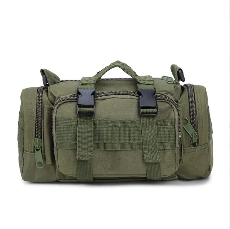 Bolso de cintura cruzado al aire libre de camuflaje, bolso táctico deportivo informal, mochila de hombro para cámara