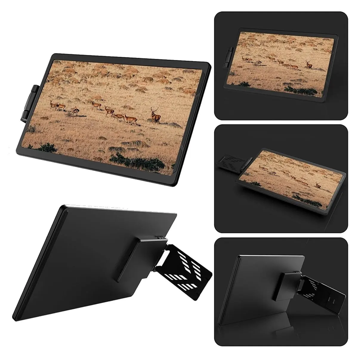 Punctual- Portable Monitor 13.3inch Extender Dual Screen External Second Laptop Monitor Plug and Play for Laptop Notebook