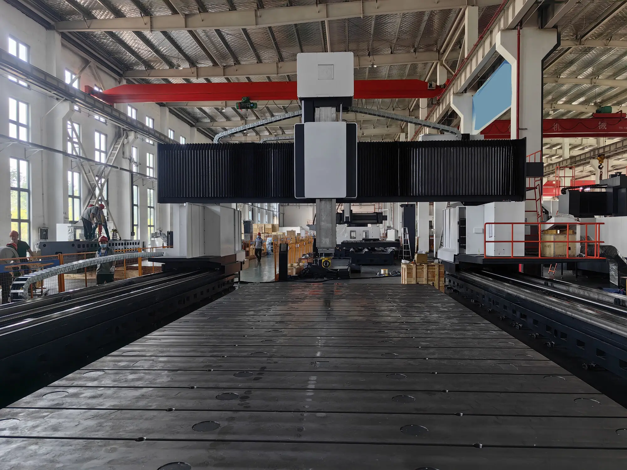 High Precision 5 Axis Moving Column Mold Gantry Type Tenon Mortise Cnc Hining Center In China