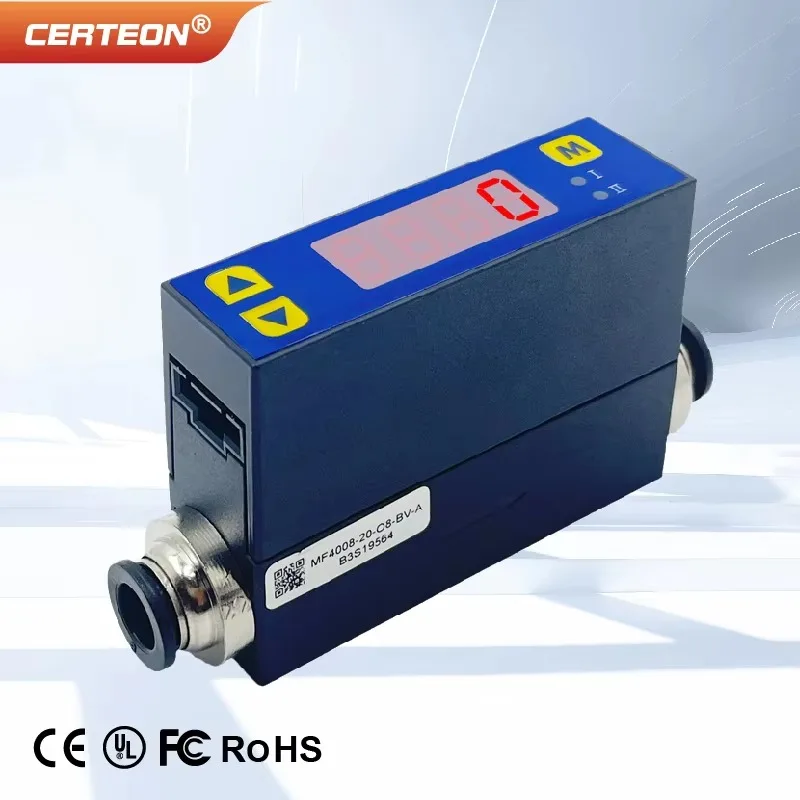 MF4003-1 MF4008-1 Digital Gas Mass Flow Meter With Integrated Mini Flow Controller Sensor For O2 N2 Ar Air