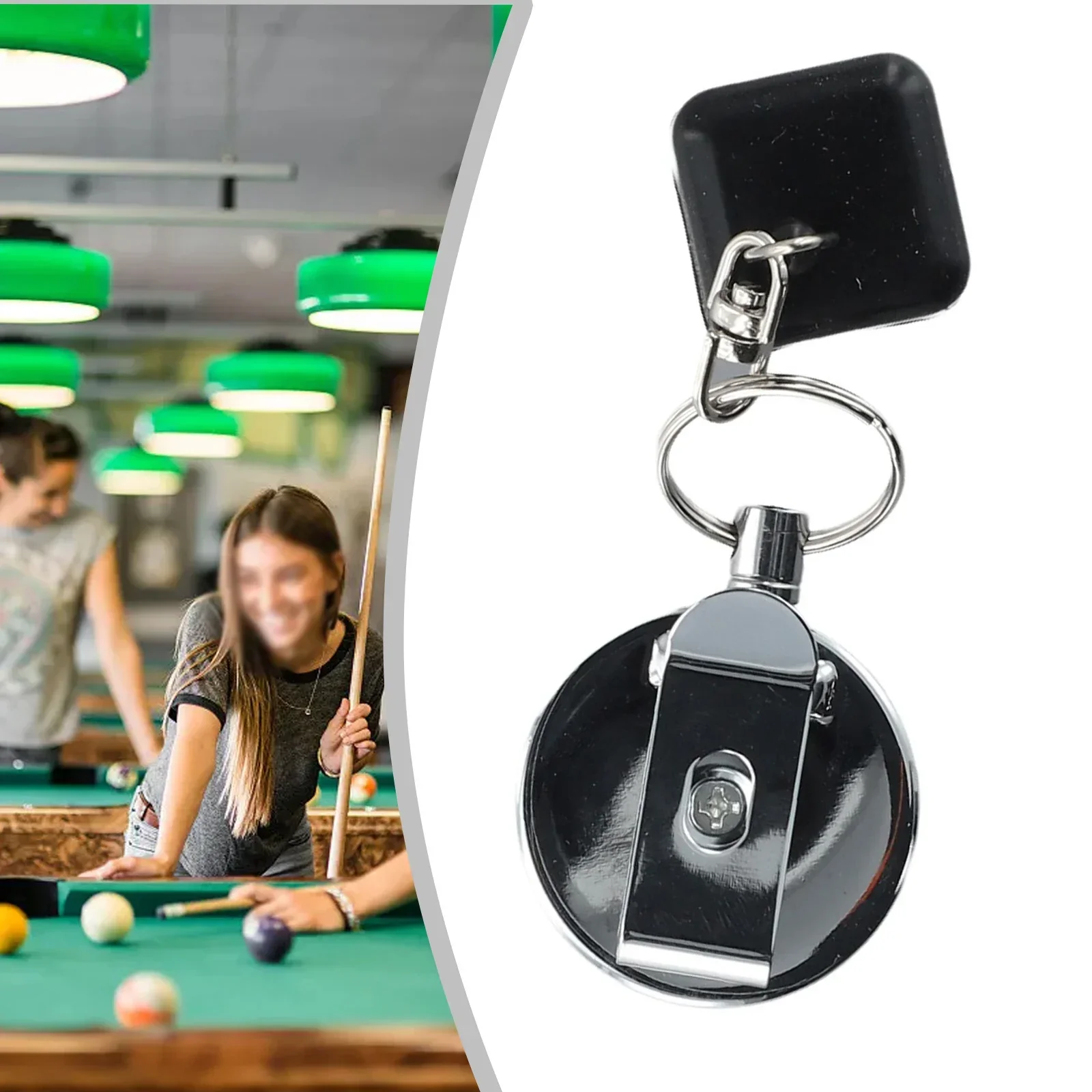 Billiard Telescoping Chalk Holder Snooker Pool Cue Chalk Holder Keychain Cue Chalk Holder Chalk        N E W