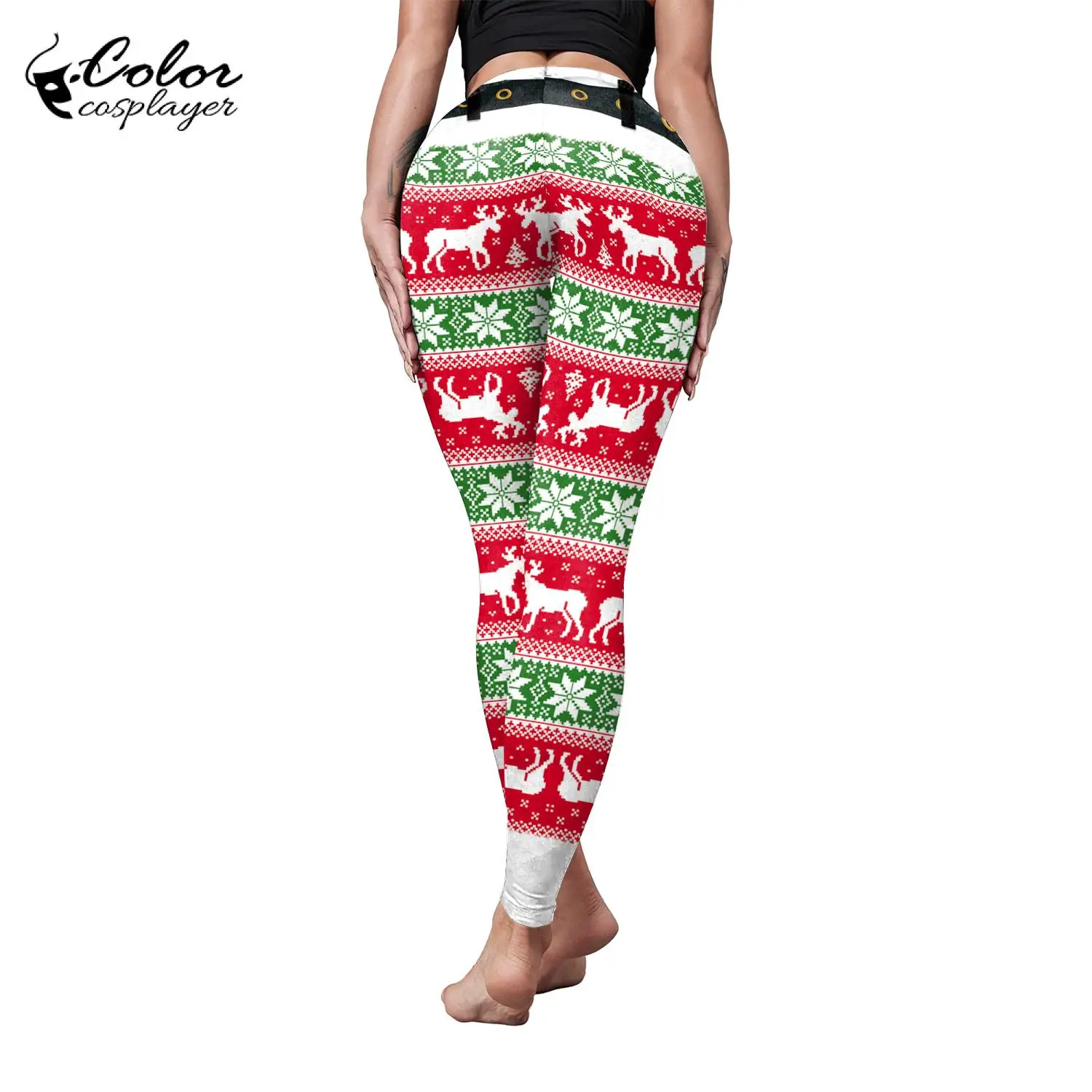 Color Cosplayer Fashion Slim Women Leggings 3D Digital High Waist Pencil Ladies Fitness Push Up Harajuku Leggings