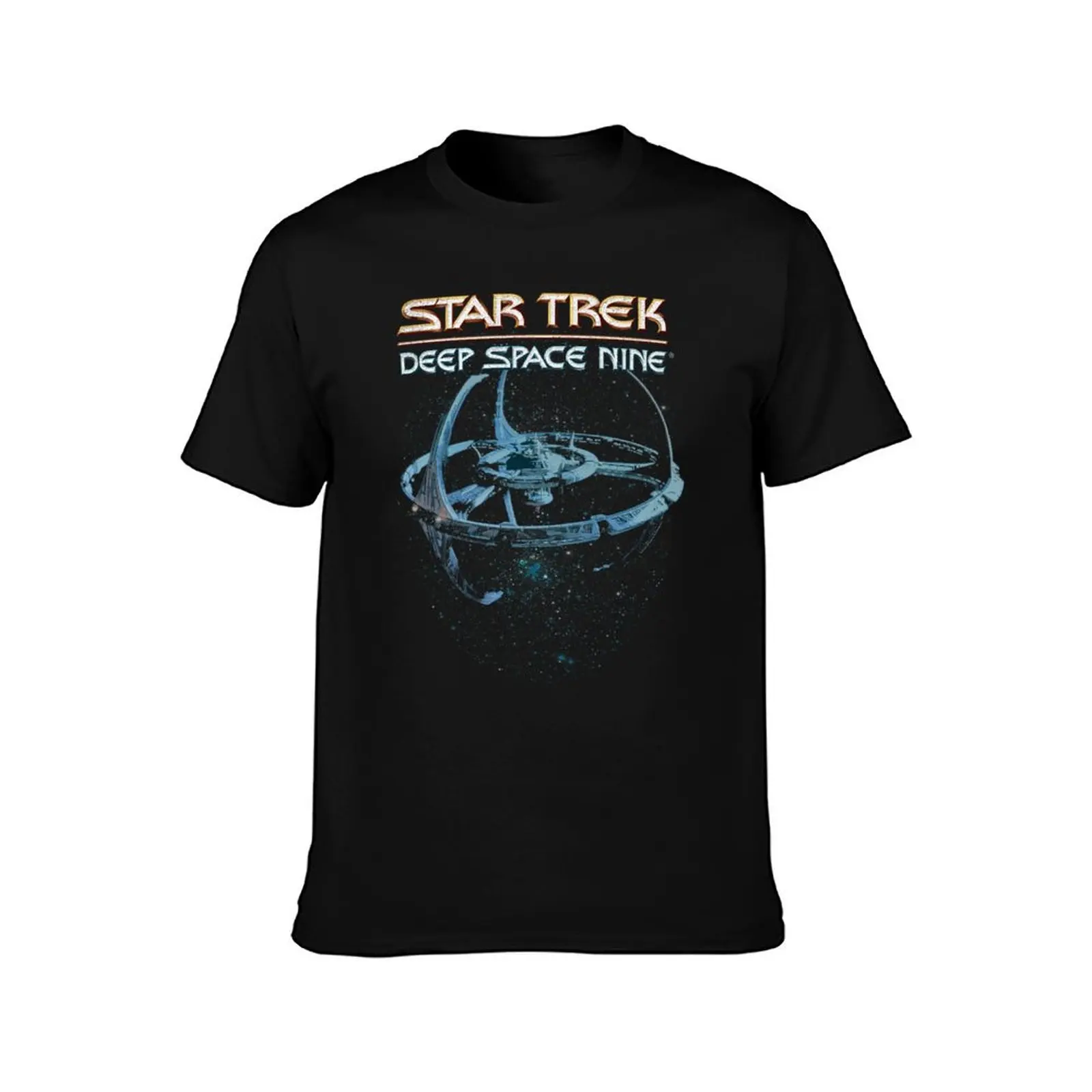 Star Trek Deep Space Nine Space Station Logo T-Shirt Graphic Print Short Sleeve T-Shirt