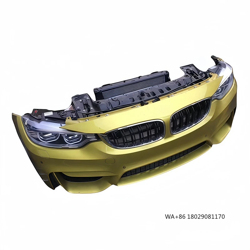 

Original Used for M4 F82 Body Kit Front and Rear Plastic and Aluminum Bumpers with Headlights Perfect Fit for Old Cars
