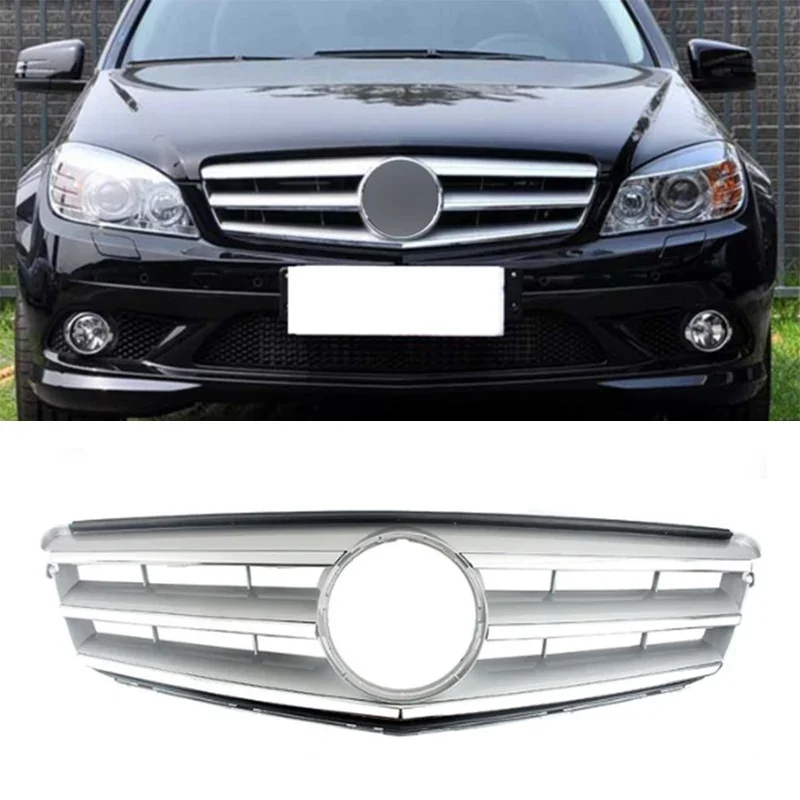 Calandre de Capot Avant de Course, Accessoire de Tuning pour Mercedes-Benz Classe C W204 C180 C200 C300 C350 2008 2009-2014, Nouveau