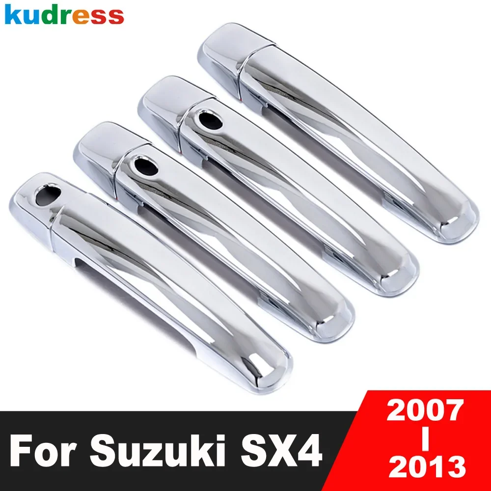 

Door Handle Cover Trim For Suzuki SX4 2007 2008 2009 2010 2011 2012 2013 Chrome Car Molding Garnish Exterior Accessories
