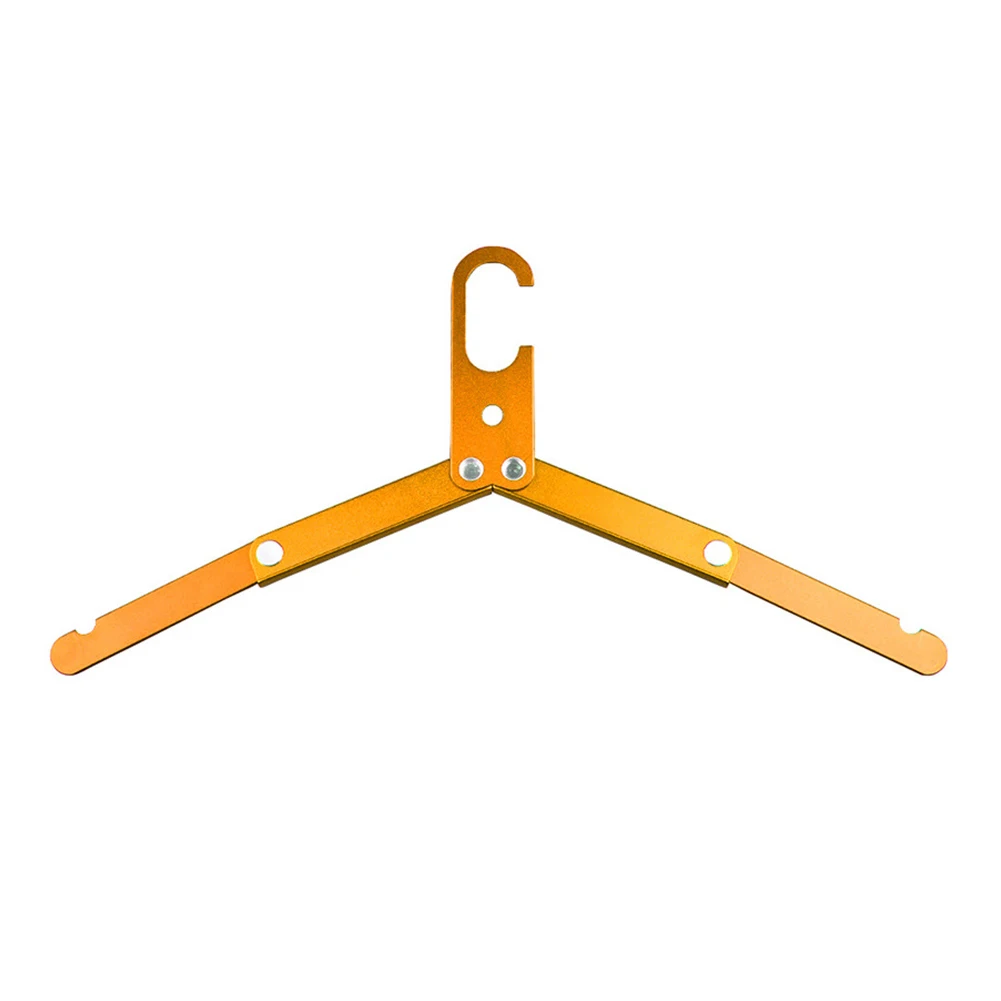 Aluminum Alloy Coat Hanger Portable Outdoor Camping Coat Drying Rack Space-saving Metal Hangers for Outdoor Camping