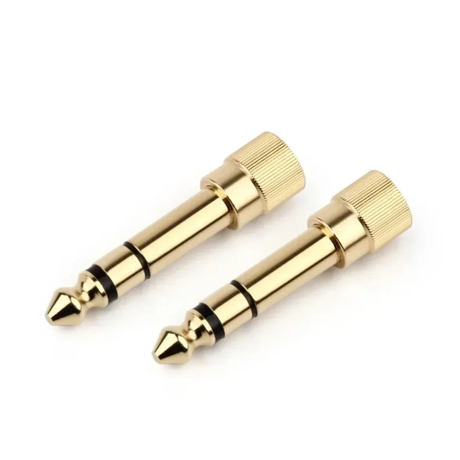 Jack 3.5 Speaker Connector 6.35mm Male to 3.5mm Female Audio Adapter 3.5mm Aux Converters for Guitar 6.35 Consumer Electronics