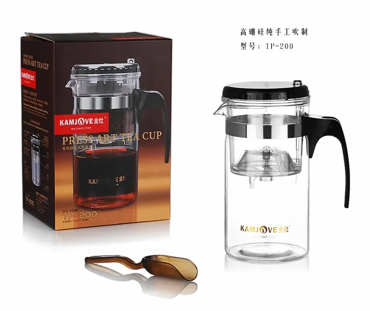 

Art Tea Cup * Mug & Pot 1000ml glass Heat Resistant Kungfu Teapot Piao Yi