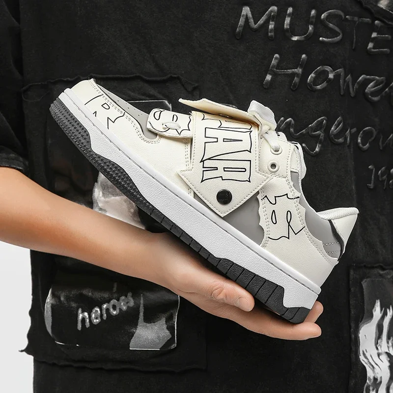 Casual Shoes Personality Design Tenis Men De Hombre Moccasins Tenis Caballero Designer sneakers Fashion Dress image 5