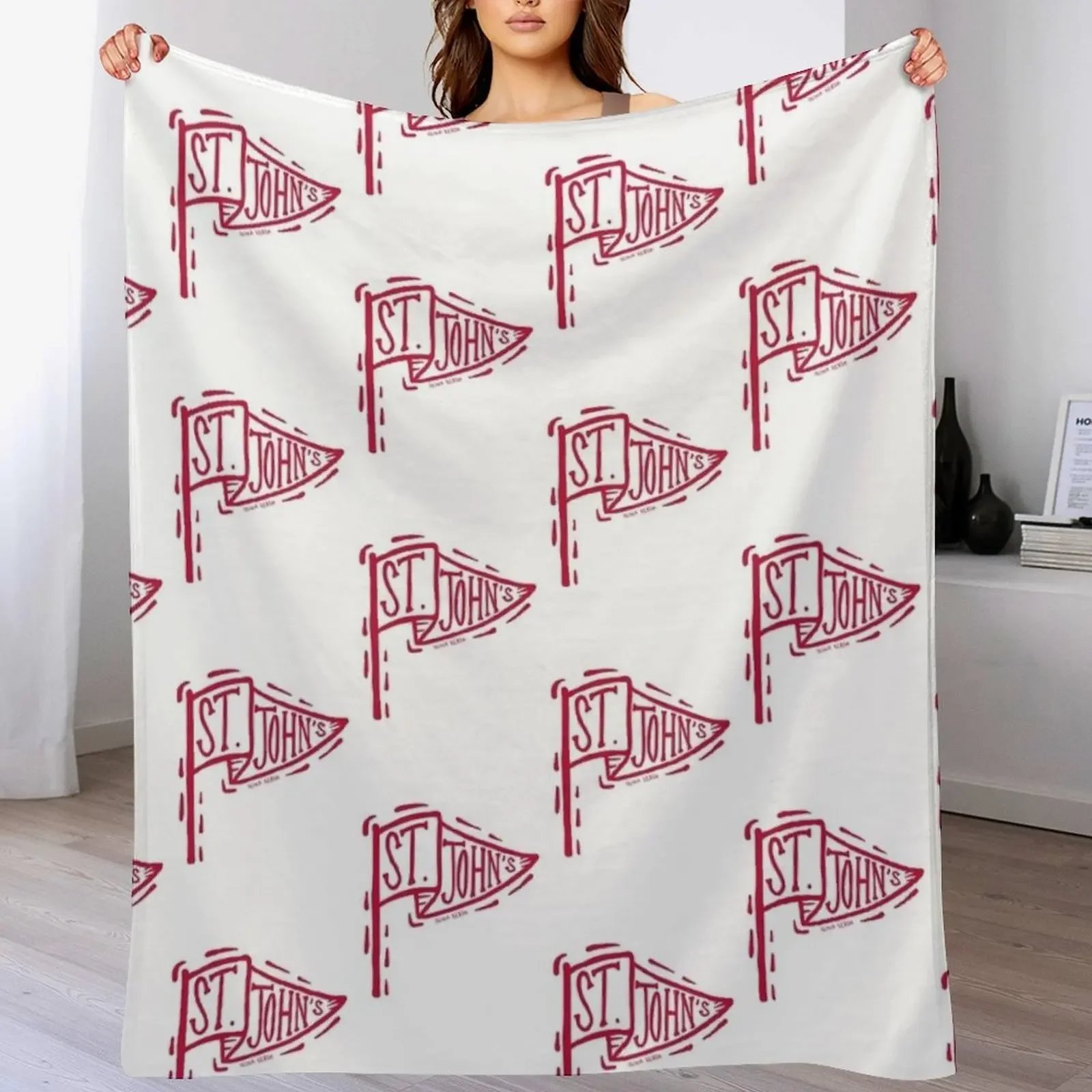 

Saint John’s Johnnies Flag Throw Blanket Thermals For Travel Blankets Sofas Of Decoration Decorative Beds Summer Blankets