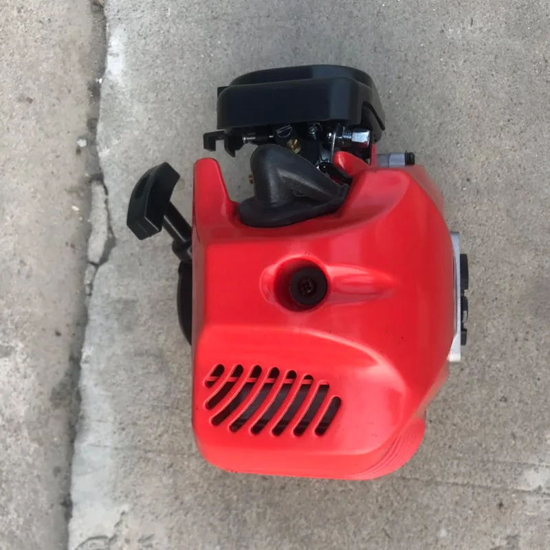 G26LS TU26 MOTOR DE GÁS 2T 25,6CC BACKPACK PULVERIZADOR DE PULSAS TRIMMER de longo alcance PULVERIZADOR DE BOTÊNCIA