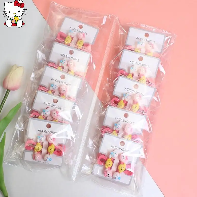 لطيف سانريوس كورومي بلدي ميلودي انتزاع صغير كليب غرامة 2 قطعة الكرتون الإسورة كليب الإنترنت المشاهير الصغيرة انتزاع كليب هدايا عيد