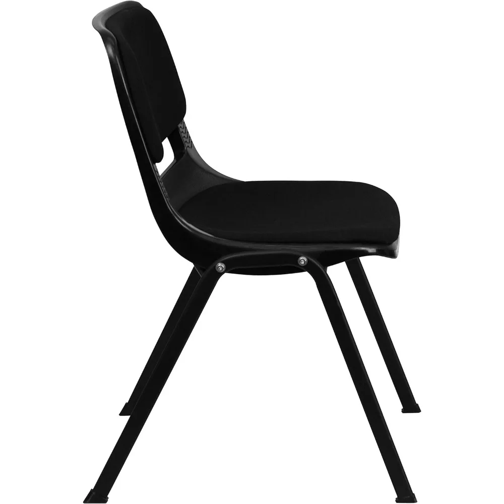 Chaise Ergonomique Rembourrée Polyvalente pour Salle d'Invités, Matériel en Polypropylène Durable